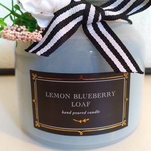 🎀 Bloom & Prosper🎀  Lemon Blueberry Loaf 🍋🫐🍞  2-wick Candle 14.5 oz